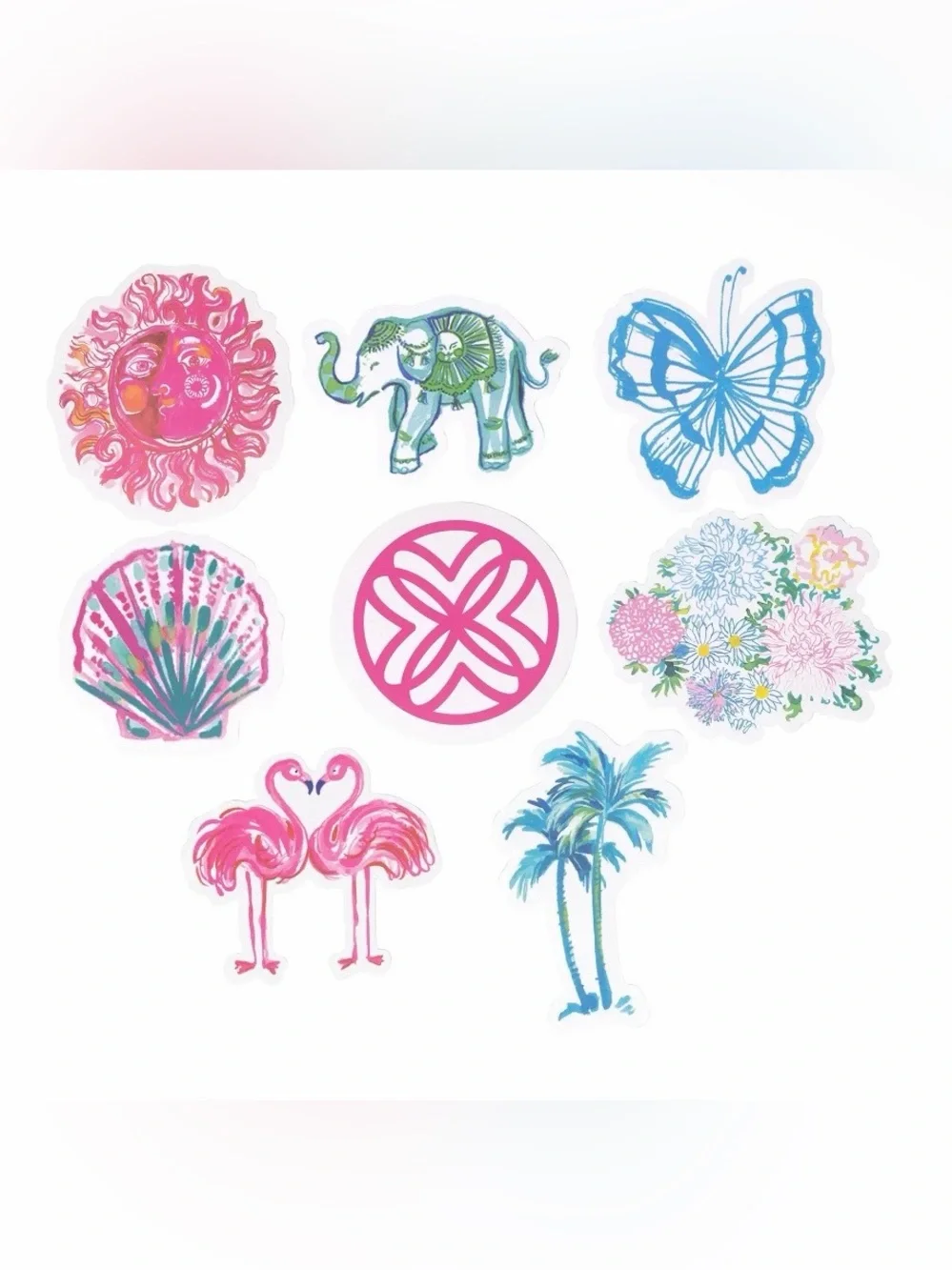 Lilly Pulitzer Jumbo Set of Stickers NEW IN pack